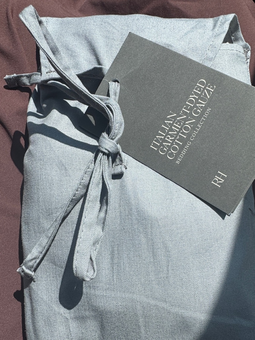 Brand new Restoration Hardware Italian Garment-Dyed Cotton Gauze in Natural